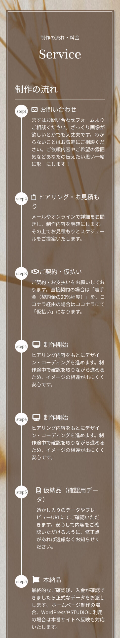 WordPress版ポートフォリオの画像